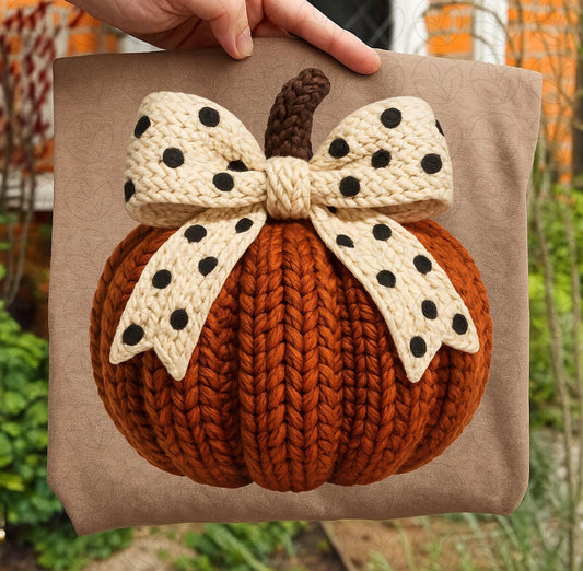 Faux Yarn Pumpkin