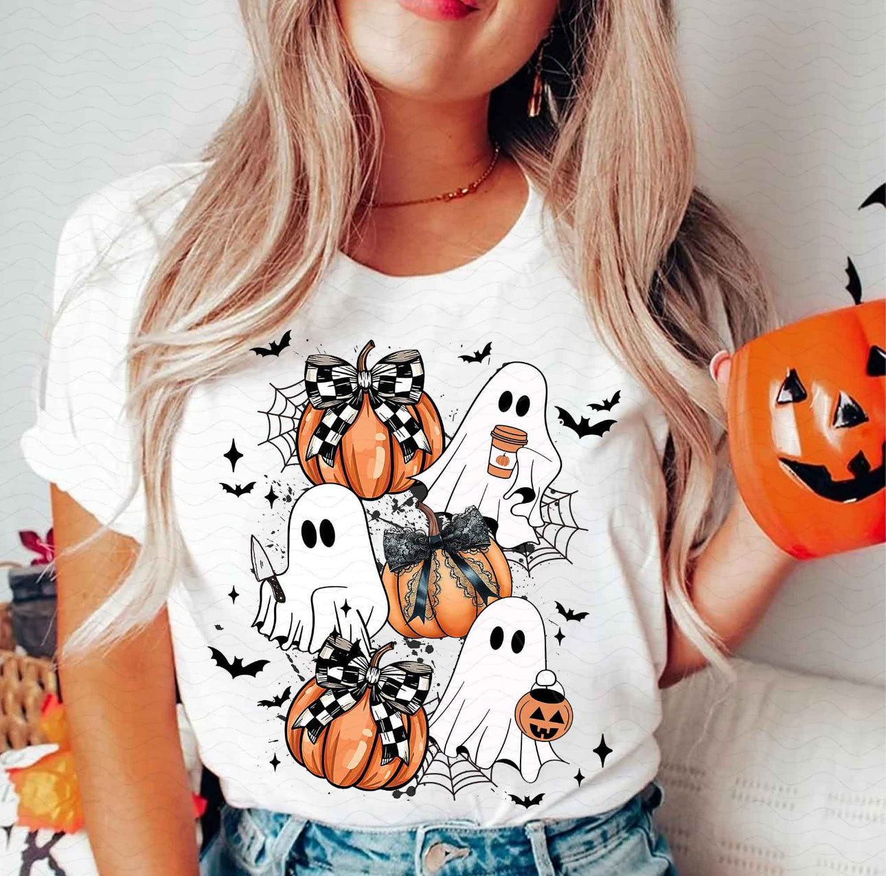Stacked Pumpkin Bows