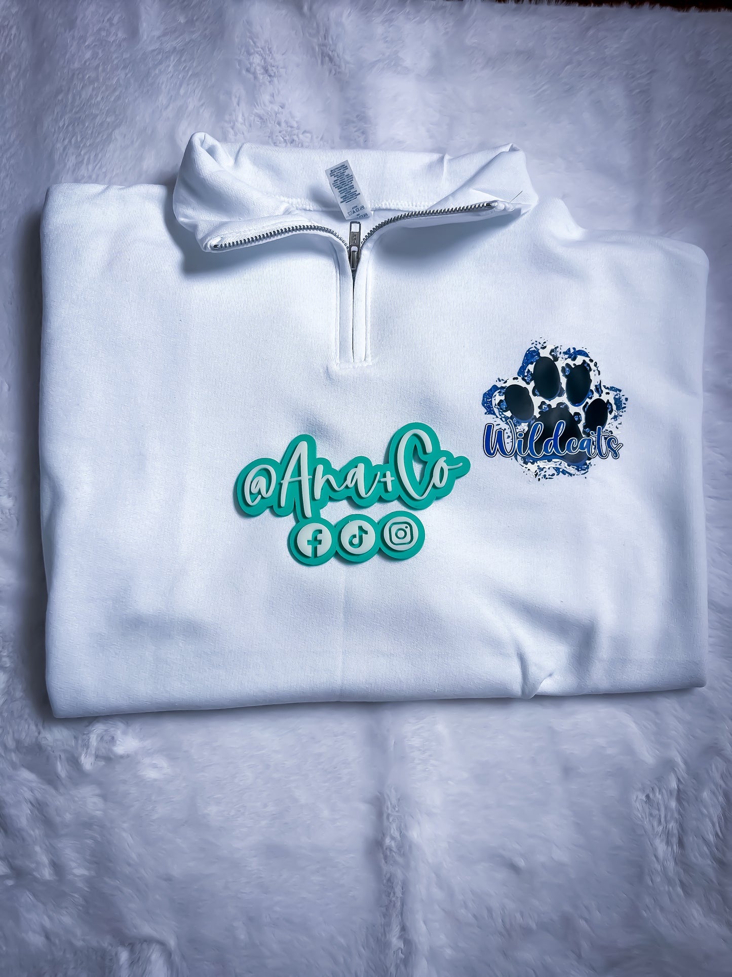 Wildcats Paw Quarter Zip