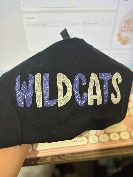 Youth Wildcats Glitter