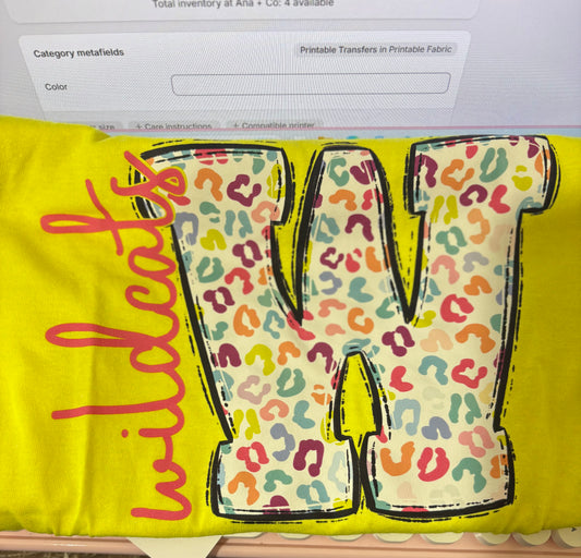 Yellow Wildcats Leopard Adult