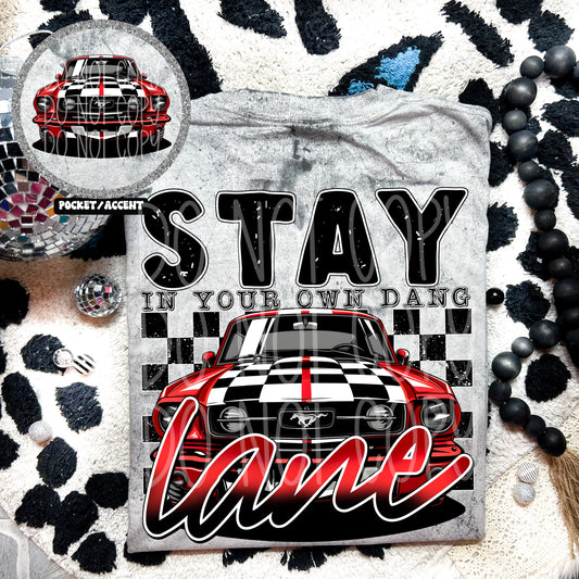 Stay in your own lane