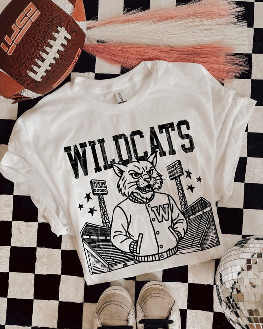 Vintage wildcats letterman